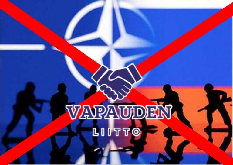 Vapauden liitto ei kannata NATO-jäsenyyttä