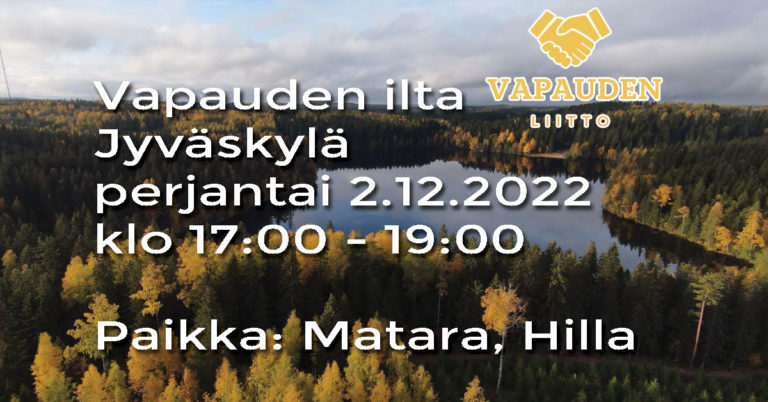 Vapauden ilta -Jyväskylä perjantaina 2.12.2022
