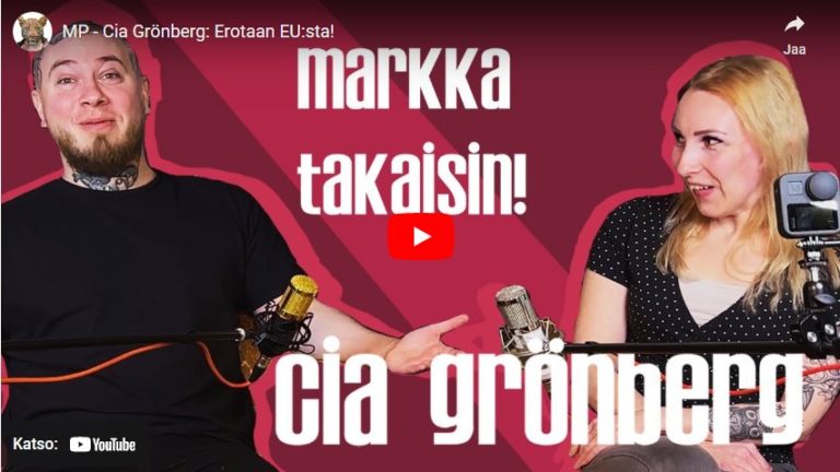 MP – Cia Grönberg: Erotaan EU:sta!